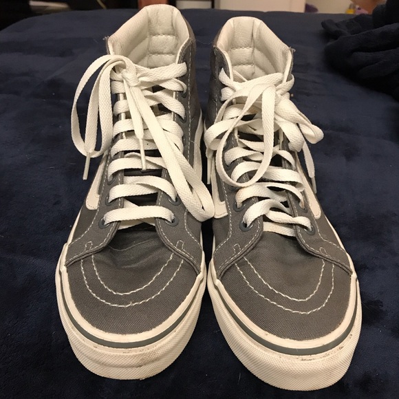 Women’s grey high top vans - Picture 1 of 4